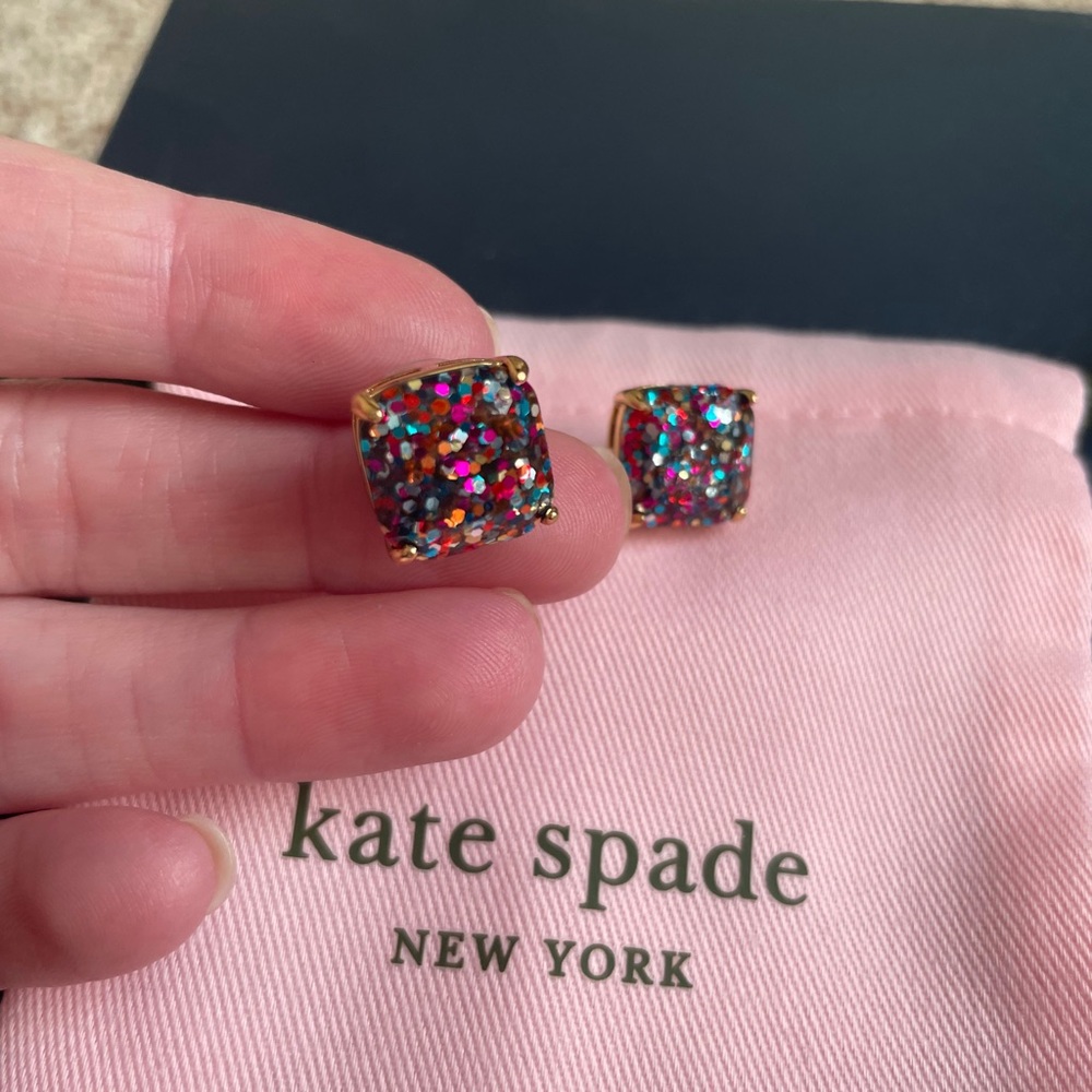 Kate Spade Multi Glitter Earrings